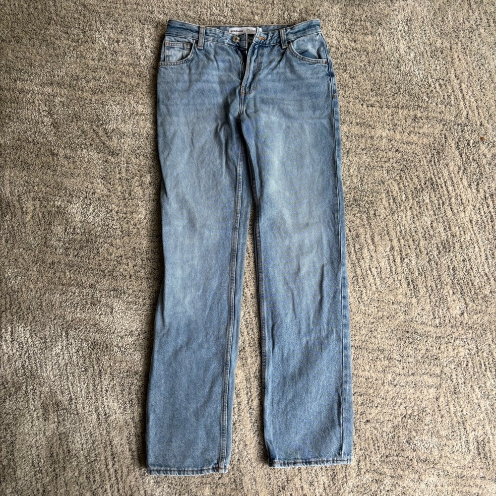 Bershka Classic Blue Denim Jeans